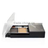 Hot Sale 3 Color Eye Brow Kit Eyebrow Powder And Eyeliner Palette With Eyebrow Brush thumbnail-3