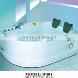 W401 170x120x68cm two persons whirlpool bathtub