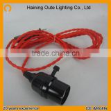 Hot sale screw type E27 bakelite lamp socket for hanging lamp