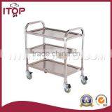 Stainless Steel Three-layers Dinning Cart (square Tube) thumbnail-1
