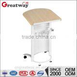 MDF Board Movable Standing Speech Table Whosales(QF-09A) thumbnail-2