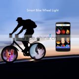 Smart Bike Wheel LED Lights Spoke Light Rim Light RGB 144 LEDs Android APP