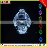 Originnality 3D Illusion Led Cartoon Table Lamp With Battery Rechargeable