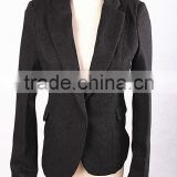 Fashion women black short blazer