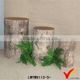 Solid Shabby Chic Round Stump Stools thumbnail-1