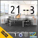 Office New Design Various Color Selection 4 Seater Office Computer Desk With Drawers thumbnail-2