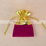 Customized Soft Fabric Jewellery Drawstring Plush Velvet Gift Bag thumbnail-2