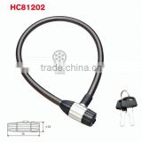 HC81202 steel cable lock, bicycle lock, bike cable lock