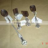 Stainless Soda spoon with mirror polishing of 6 different design and low price