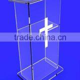 Clear Plexiglass Lectern for School/for Church