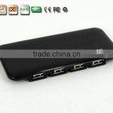 Low Cost Portable High Speed Slim Shape Plastic Casing 480MBPS 7 Port USB 2.0 HUB thumbnail-1