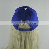 Custom Blue Embroidered Baseball Cap Sport Caps Hip Hop Hat Leisure Hats thumbnail-6