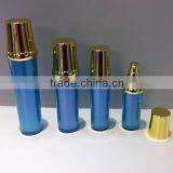 Round Cosmetic Lotion Bottle Acrylic Lotion Bottle With Pump