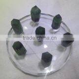 natural fluorite point seven star base