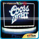 High Transparent Acrylic Led Pop Display Stand