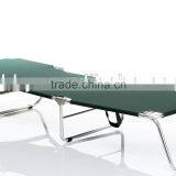 Beach Sun Lounger With 600D Fabric and Adjustable Backrest thumbnail-2