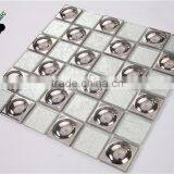 SMG04 Silver Flexible Mosaic Decorative Brick Ceramic Tiles for Living Room Wall thumbnail-4