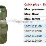 280bar Zinc Plated Quick Plug thumbnail-1