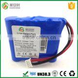 7.4V 5200mAh 18650 li ion battery pack