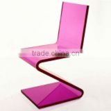 high quality S shaped acrylic coffee table