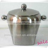 2.0L Stainless Steel Bar Led Ice Bucket With Lid thumbnail-1