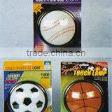 3 ASST 5.5" DIA BALL SHAPED TOUCH LIGHT