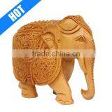 Customized Polyresin Handmade Wooden Elephant for Sale thumbnail-1