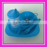5pcs Square Tableware Plastic Picnic Set thumbnail-1