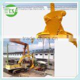 Excavator Hydraulic Rotating Orange Peel Grab thumbnail-4