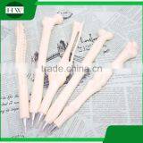 Promotional Wholesale Cheap Funny School Office Stationery Mini Cartoon Plastic Bone Roller Ball Point Pen thumbnail-5