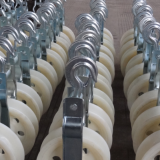 Single Sheave Pulley Block 408x80mm Suitable for ACSR thumbnail-2