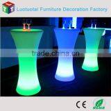Rechargeable Battery Operated Illuminated Round Led Tea/coffee/cocktail Table thumbnail-6