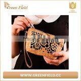 Wholesale Newest Stylish Creative Design Cork Cosmetic Clutch Wash Toilet Bag thumbnail-4