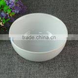 Cheap High Quality White Round Ceramic Coconut Bowl Restaurant Rice Bowl thumbnail-3