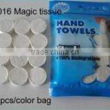 2015 Hot Non-woven Compressed Magic Coin Tissue thumbnail-2