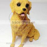 Resin Golden Retriever Dog Hanging Ornament Decoration thumbnail-1