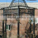 China Factory Direct Selling Greenhouse Garden 6 Columns Cast Iron Gazebo thumbnail-3