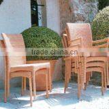 Plastic Rattan Chair Frame Aluminum Wicker Outside thumbnail-1