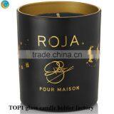 Dark Purple Glass Decorative Candlestick Candle Holders thumbnail-4