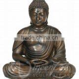Outdoor Religious Fengshui Metal Crafts Bronze Siting Life Size Buddha for Sale thumbnail-2