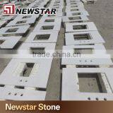 Newstar Crystal White Marble Block Price Beautiful Vanity Top Design thumbnail-4