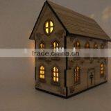 Wooden House Night Light - Tea Light Holder thumbnail-2
