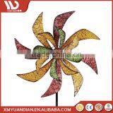 Spinner Double Wheel Flower Metal Craft Pinwheel 59 Inch Outdoor Decoration Ornament Garden Windmill thumbnail-2