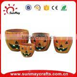Ceramic Flower Pot for Halloween Ornaments thumbnail-1
