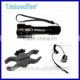 Uniquefire Uf-t20 Cree Xm-l t6 Flashlight Torch+battery+charger+pressure Switch