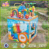 2017 New Fashion 5 in 1 Baby Wooden Activity Cube Toddlers Best Design Wooden Activity Cube Kids Wooden Activity Cube W11B088 thumbnail-5