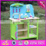 2016 Best Sale Preschool Pretend Play Wooden Boys Toy Kitchen W10C181 thumbnail-2