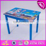 2017 New Design Home / School / Cartoon Wooden Boys Table and Chairs W08G199 thumbnail-4
