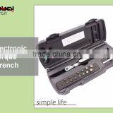 Interchangeable 1-20Nm 1/4 Inch Electronic Value Digital Reversible Preset Torque Wrench Set thumbnail-5