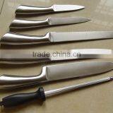 Regular 6- Slots Rubber Wood Knife Block, Stand, Holder thumbnail-2